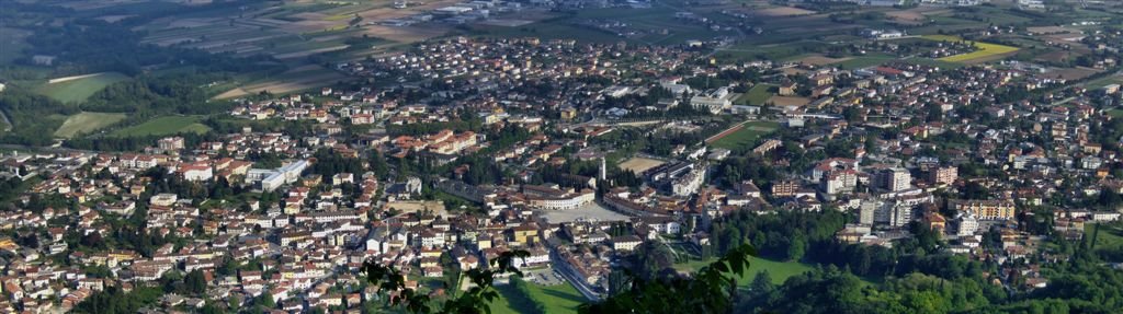 Maniago dall'alto - Pano su Maniago " centro" by ©pintiliana50