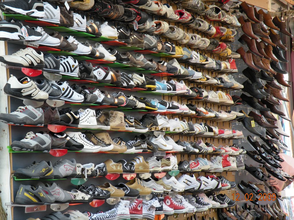 Shoes in the market, Sharm-El-Sheikh, Egypt by josu_sierra