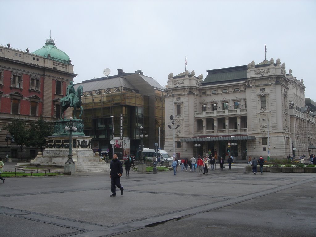 Republic Square and the National Theater by aviator_rob