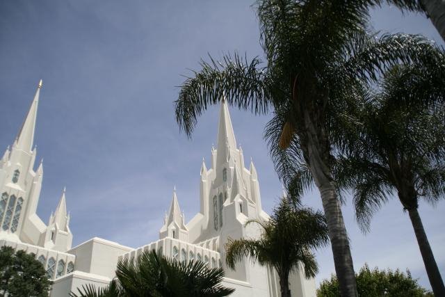 The Mormon Temple in La Jolla, CA by Robert Rael