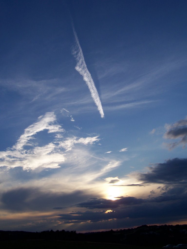 Cloudy Sunset - Brzaczowice by Kamil Molendys