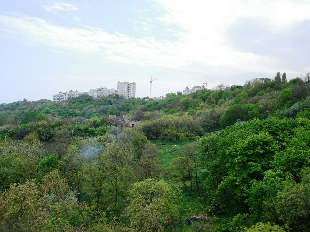 Odessa, view from cable-way by Krasnytsky