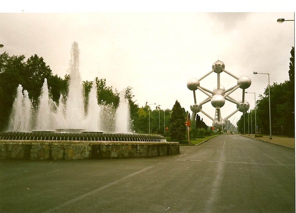 Die Altstadt von Brüssel ist Weltkulturerbe der Unesco (Atomium 1958 Weltausstellung - EXPO by frferdd