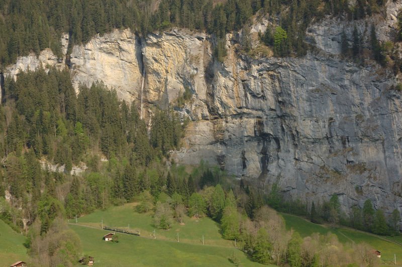 Lauterbrunnen, train to Wengen by ajaxel