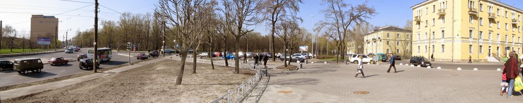 Вид на Касимовскую улицу и Волковский проспект | View of the Kasimovsky street and the Volkovsky prospectus by Blackdeshov