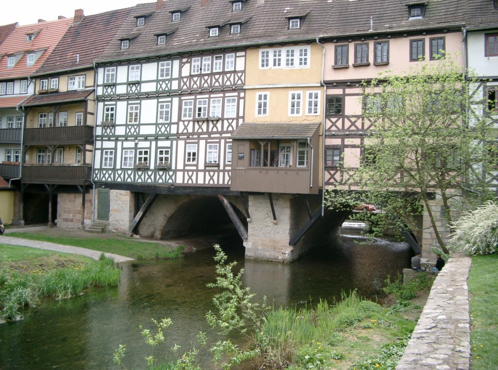 Krämerbrücke, Rückseite by esfritzje