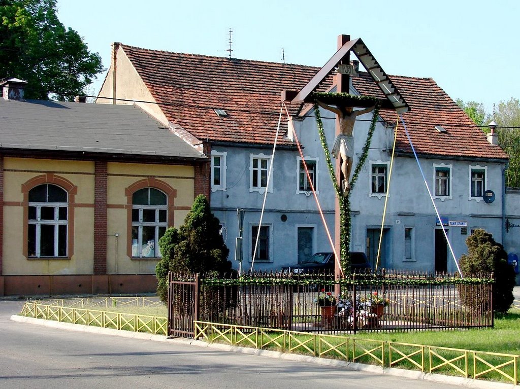 Szczodre - centrum i przystanek autobusowy -->> by EC-Yani