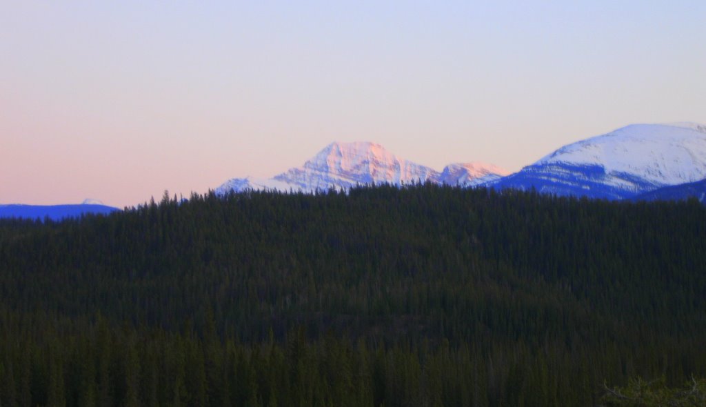 Magnificent Mount Edith Cavell During a Peaceful Sunset, Jasper, AB by David Cure-Hryciuk