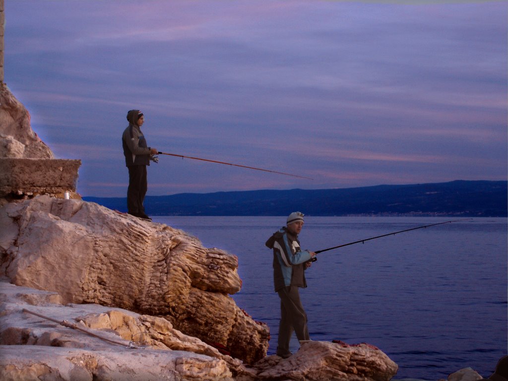 Fishing II by Valentina Jerkovic