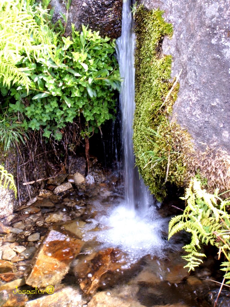 Fuente natural...subiendo a Los Galayos by josastur