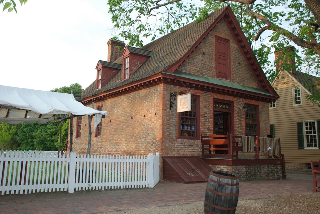 Prentis Store (News Printer), Colonial Williamsburg by Will Lyster