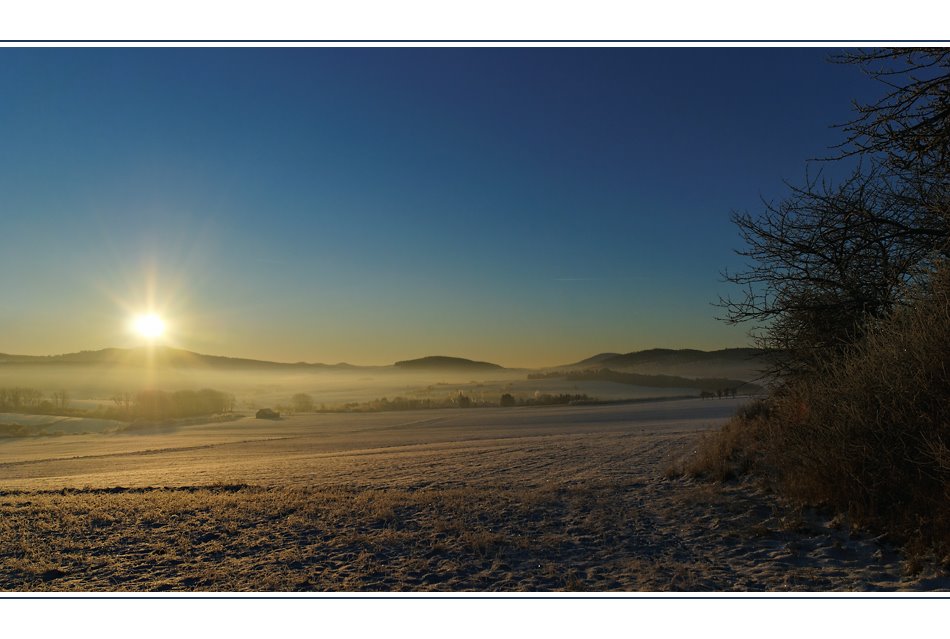 Wintermorgen by Karl-Heinz Bitter