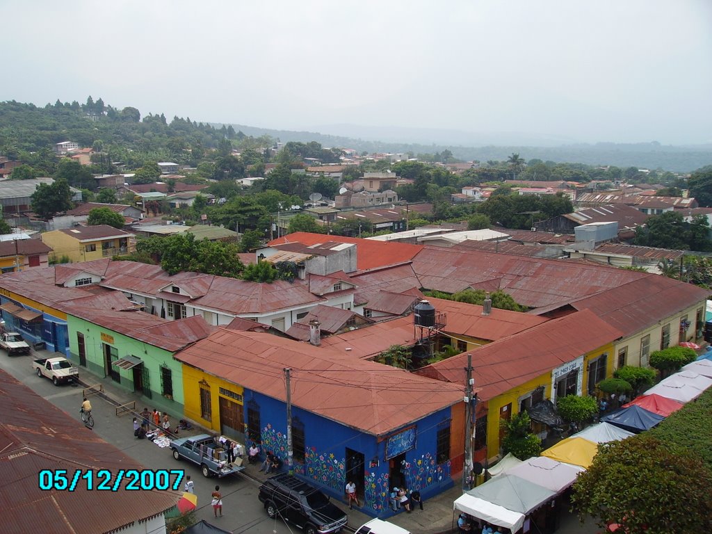 Vista desde el campanario de Iglesia Juayua by misaelorantes