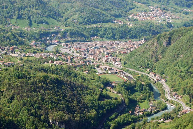 Zogno - panorama dal Pizzo di Spino by Ettore Ruggeri