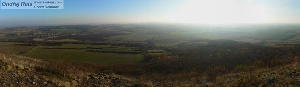 Říp - panorama směr jih by Ondřej Rais