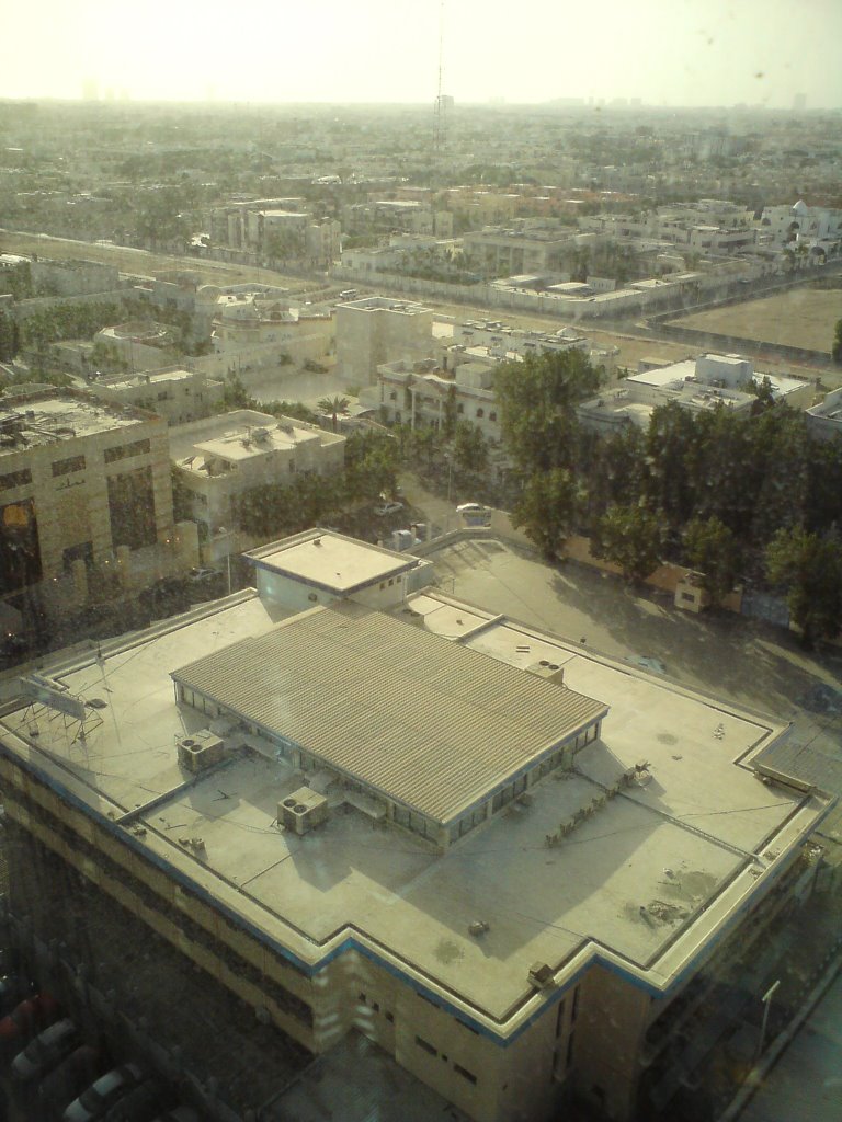 From 10th floor of Bin Homran building, looking north-west. by Shady Janzeir