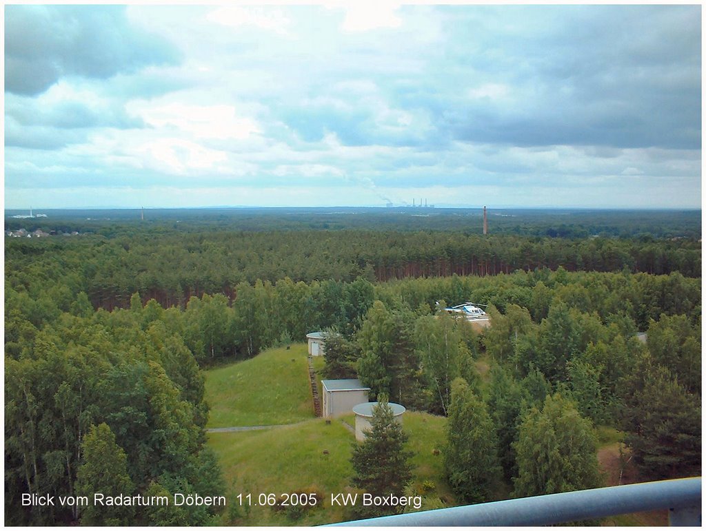 Blick vom Radarturm Richtung Boxberg by S.Pallad