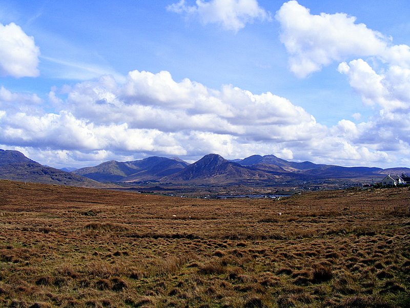 View of 12 Bens Connemara by Martin Hession