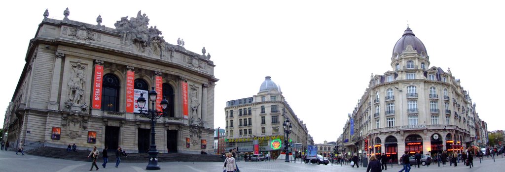 Opéra et Hôtel Carlton à Lille by Nicolas Milot