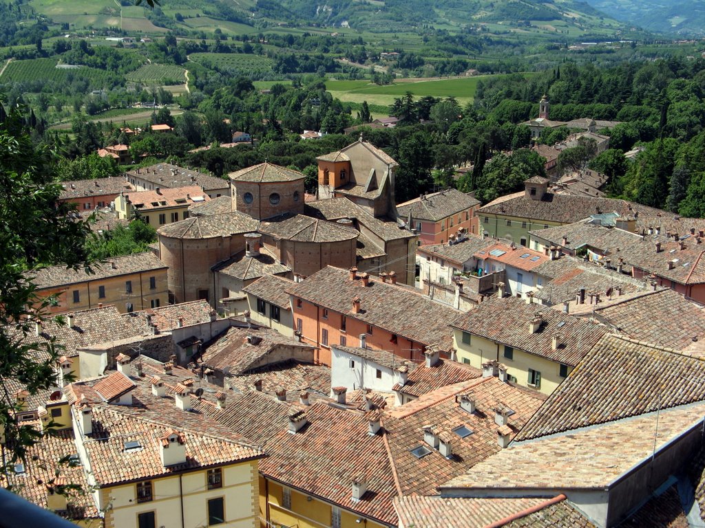 Brisighella, panorama dalla torre dell'Orologio by Claudio Pedrazzi