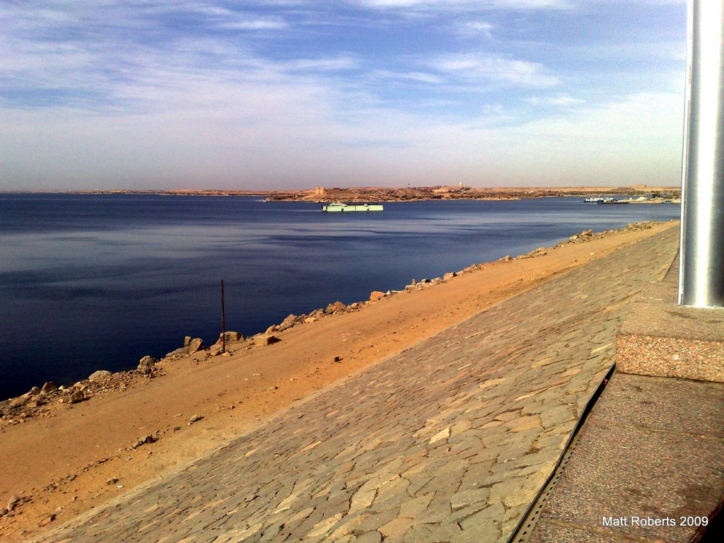 New Kalabsha as seen from Aswan Hi by Matt Roberts