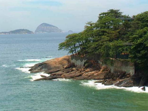 Beach at Rio De Janeiro, Brazil by Leigh Hamilton