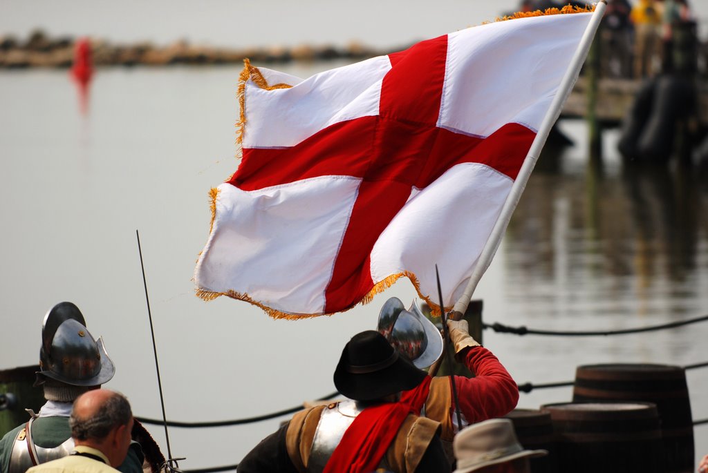 Jamestown Militia, Marching to Salute by Will Lyster