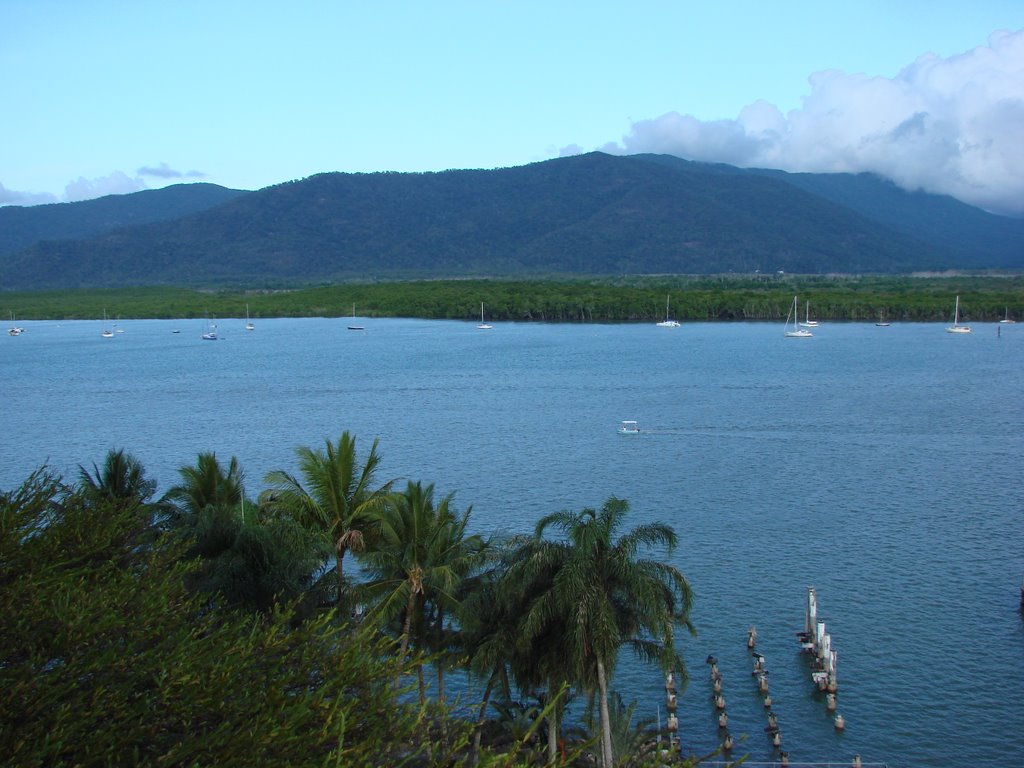 Cairns waterfront at sunset by Alistair Cunningham