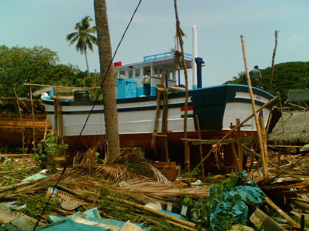 SouthIndiaFisheries Boat Building Yard 2 by Firoz