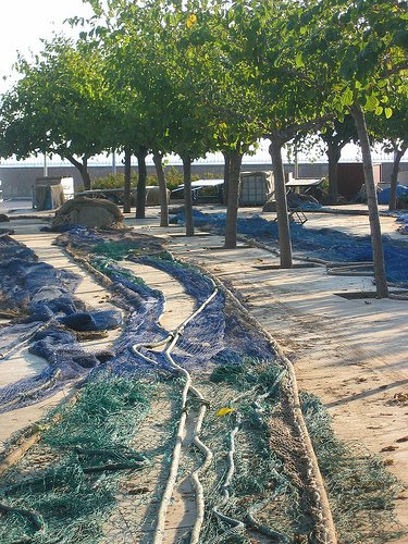 Cambrils, fish net by Carolina Figueras Pi…