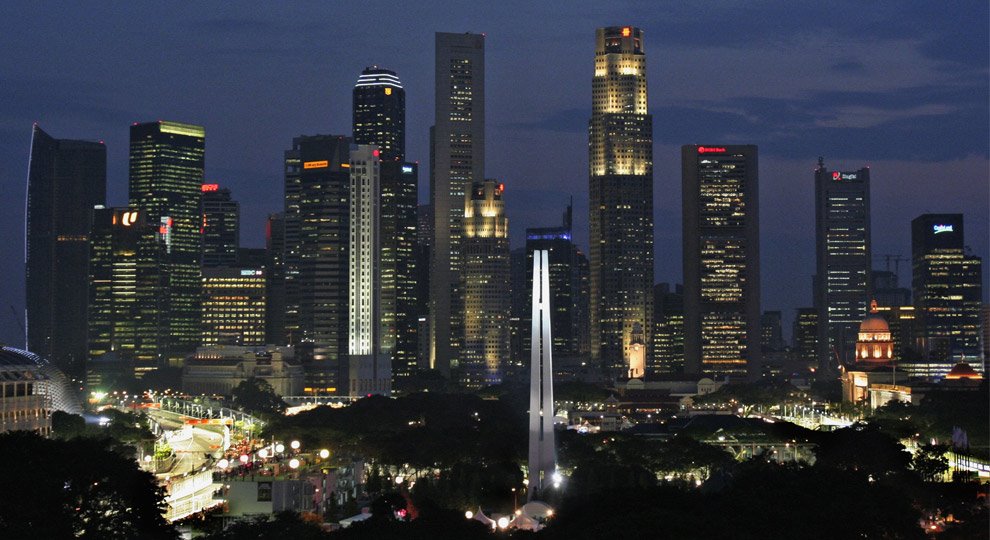 Singapore Skyline by Shrung JV