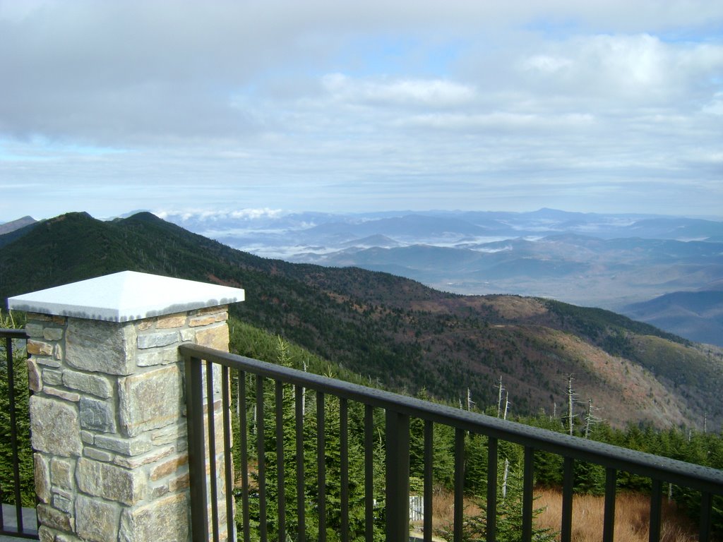 View from the new Mount Mitchell tower by heliwrecker