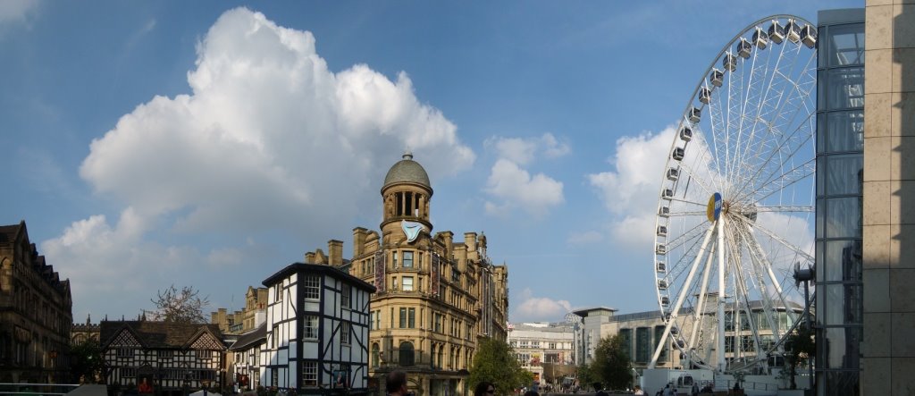 Triangle & The Wheel of Manchester by Usher_Mittwoch