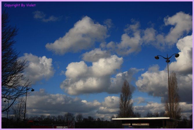 Sky of Paris, in front of Musée d'Orsay by Violet Cheung