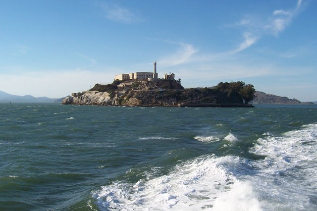 Alcatraz from the ferry by nic_hyper