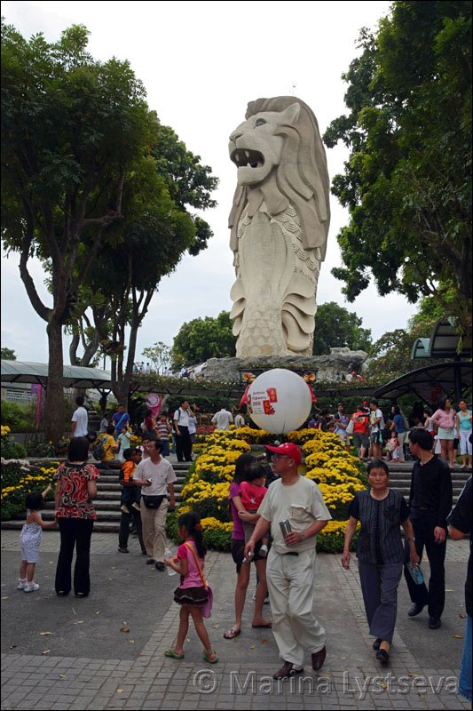 Flowers festival, MerLion by Marina Lystseva