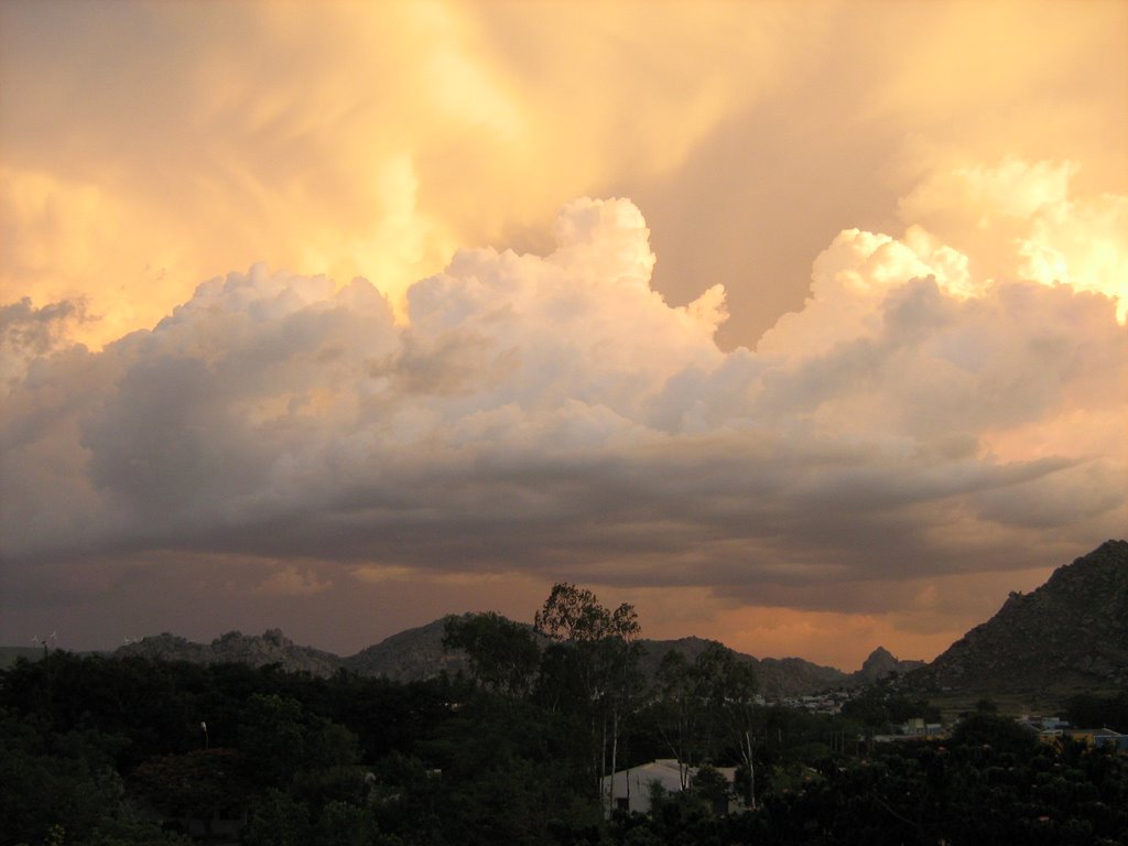 Monsoon clouds by Dr.Budhaditya Sanyal.