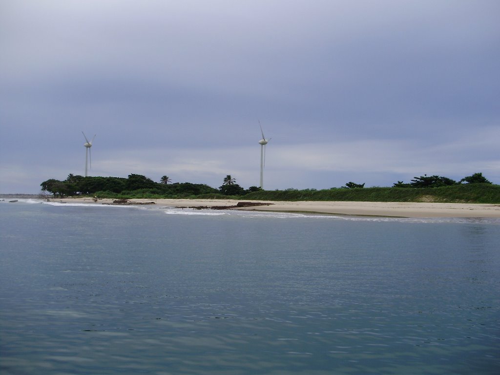 USINA EOLICA NA PRAIA MANSA, FORTALEZA, CE by THIAGO13SS