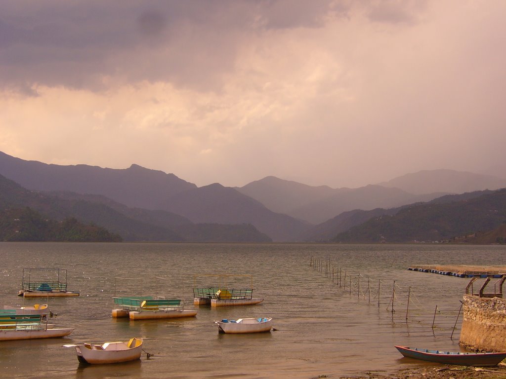 Storm, Lakeside, Pokhara, Nepal by Abi & Ben