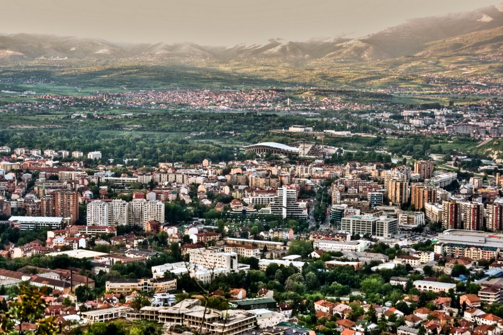 Vidikovec, mt. vodno, skopje, macedonia by gocenik