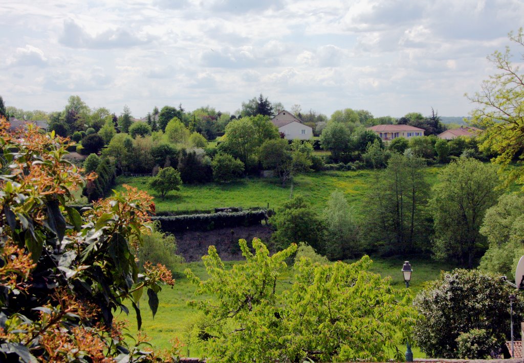 Le Dorat : paysage vu des remparts by macrobert