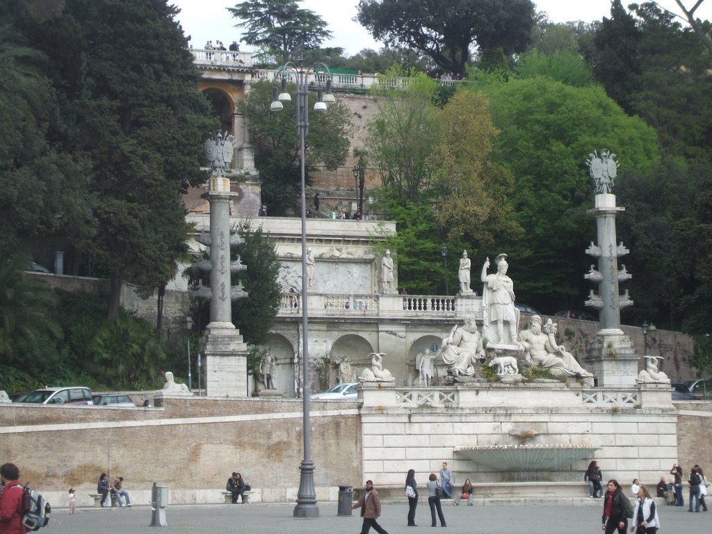 ROMA - PIAZZA DEL POPOLO by Giuseppe Tokatlian