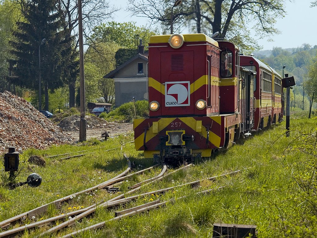 Kolejka dynowska Jawornik Polski. by fotografik5