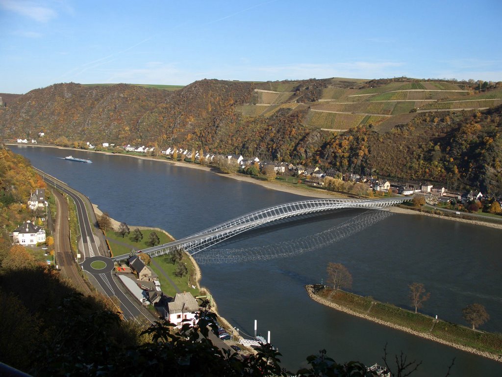 Mittelrheinbrücke bei St. Goar by Roman Schieber