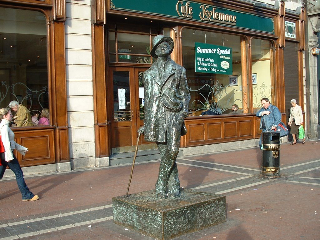 Dublin Lower O'Connell Street James Joyce by hantier