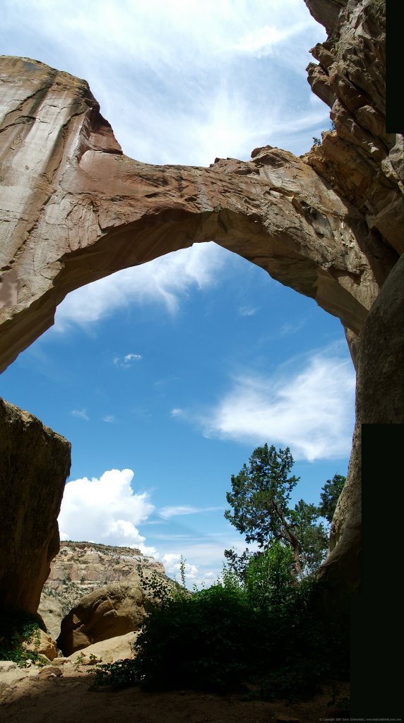 "Backside" of La Ventana Natural Arch, El Malpias National Monument by Steve Schmorleitz, NationalParkLover.com