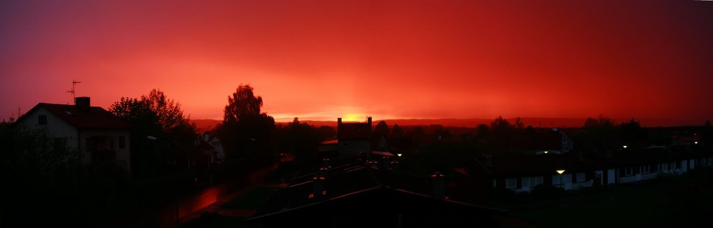 Hedemora rooftops by Lars-Erik Franson