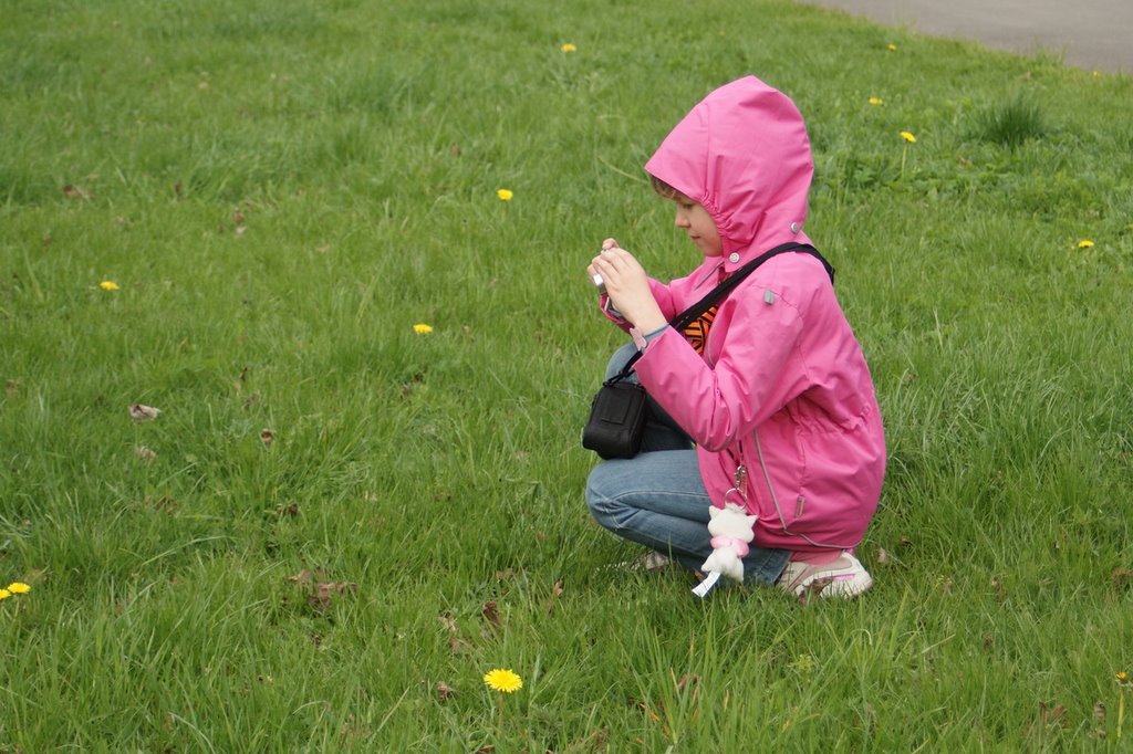 A young photopainter-my granddaughter by Alexander Narlax