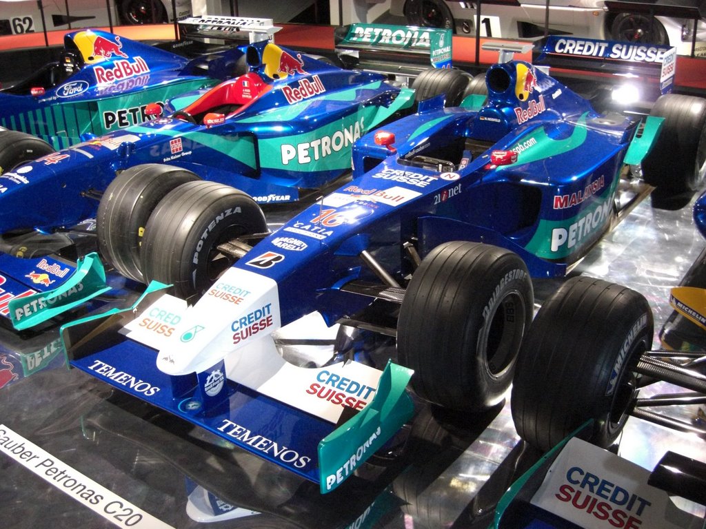 Sauber Petronas C20 Formula One racing car. Swiss Museum of Transport, Lucerne (1) by gteapot