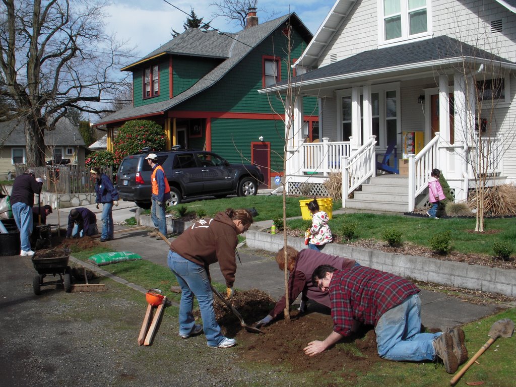 North Tabor Neighborhood Tree Planting by lbkcrw